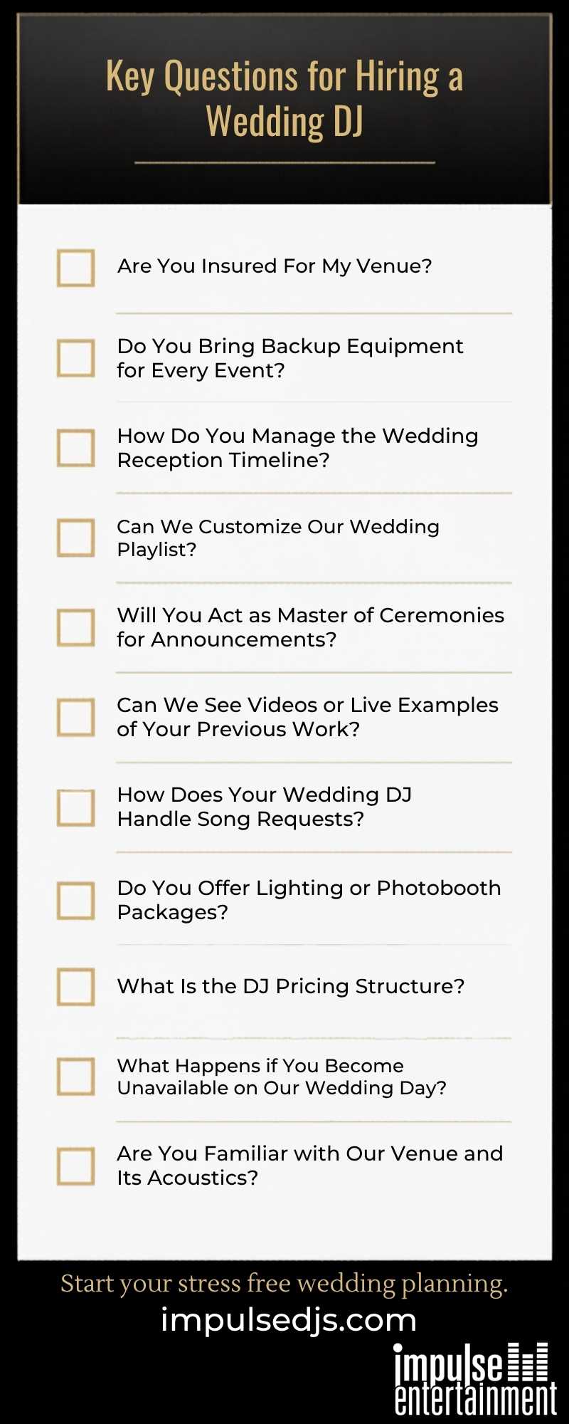 Key Questions for Hiring a Wedding DJ